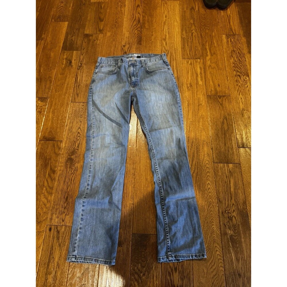 Carhartt Rugged Flex Relaxed Fit Jeans Mens 34x34 Blue Stretch Denim